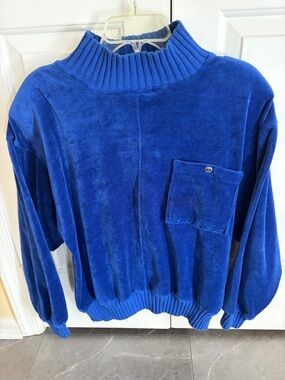 Vintage Bill Blass Velour Pullover